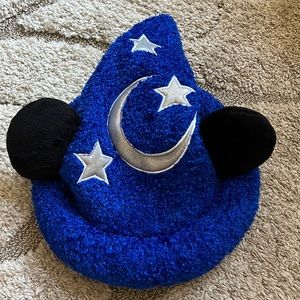Disney Parks Mickey Mouse Ears Sorcerer Hat Wizard Blue